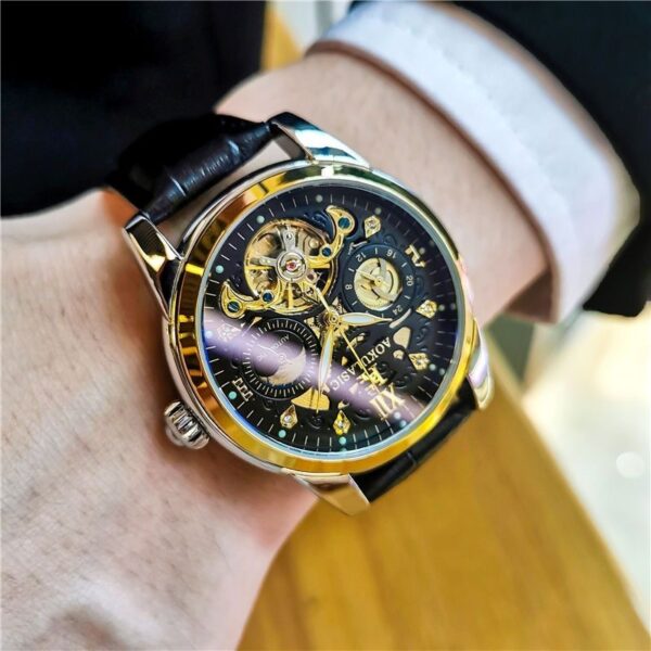 Automatic Mechanical Watch Vintage Men's Waterproof Luminous - Image 5