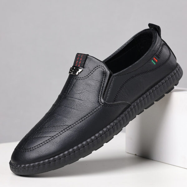 Spring And Summer Versatile Casual Middle-aged Men's Leather Shoes - Image 6
