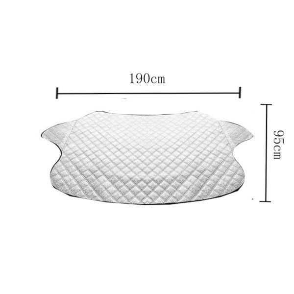 Car Covers Car Windscreen Cover Anti Snow Frost Ice Windshield Dust Protector Heat Sun Shade Ice Large Snow Dust Protector - Image 3