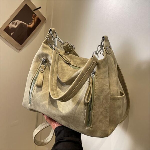 Large Capacity Fashion Women's Simple Casual Shoulder Bag - Image 4