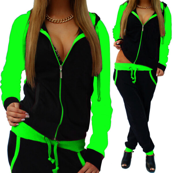 Women's Casual Knitted Sportswear Suit Women - Image 3