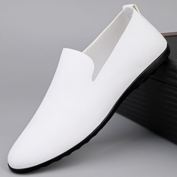 Men's Casual Leather Shoes Fashion Soft Gommino Low Top - Image 5
