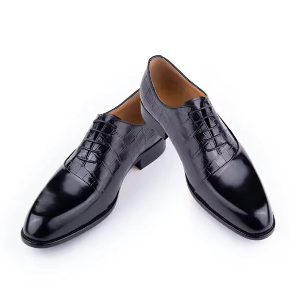 Men's Dress Shoes First Layer Cowhide Handmade - Image 2