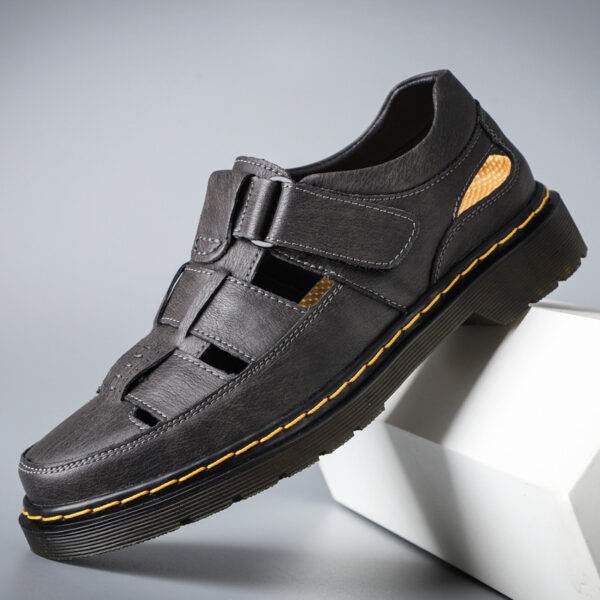 Leather Breathable Sandals Outdoor Leisure Mountaineering Shoes - Image 4