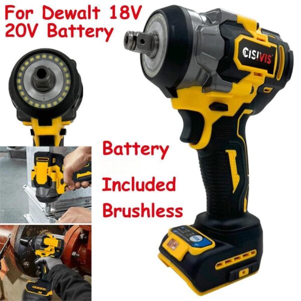 The Impact Wrench Has Two Electric And One Charging Legs - Image 9
