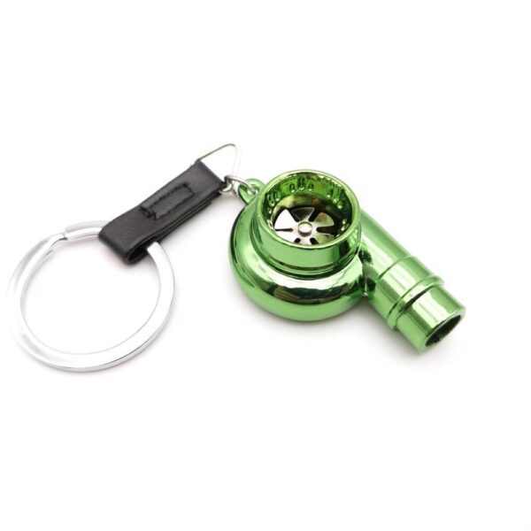 Car Turbo Whistle Modeling Simulation Alloy Metal Keychains - Image 3