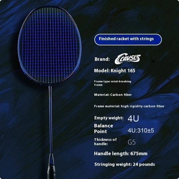 All Carbon Durable Ultra Light Badminton Racket - Image 6