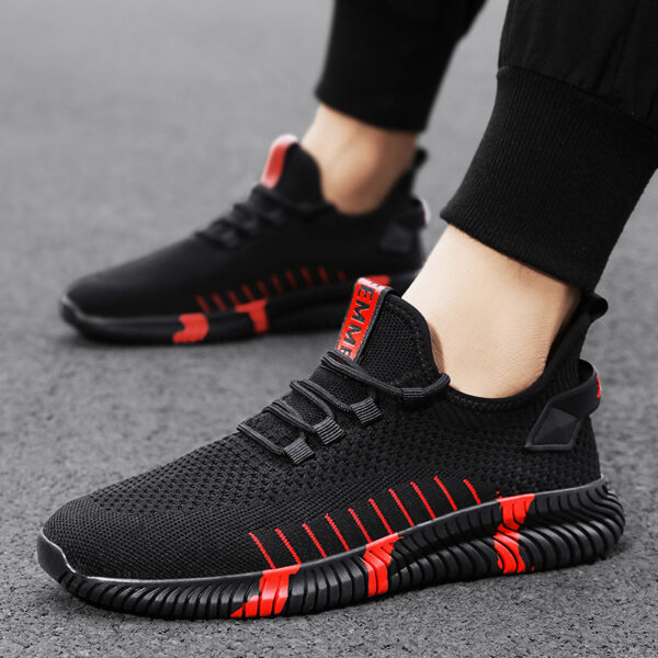 Mesh Sneakers Men Breathable Lightweight Running Shoes - Image 7