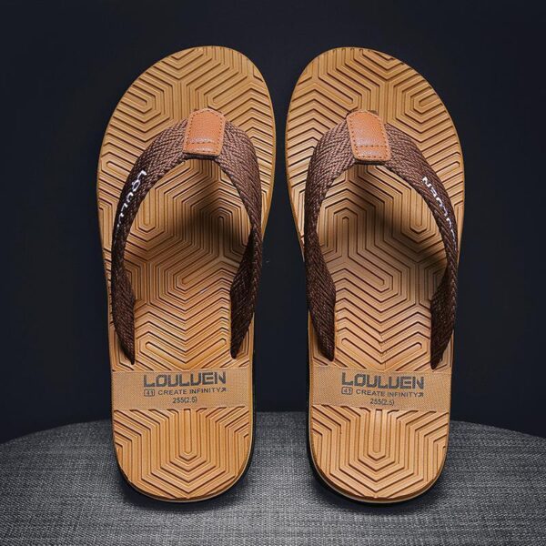 Summer Beach Flip Flops Fashion Flip-flop Non-slip Men's Sandals - Image 4