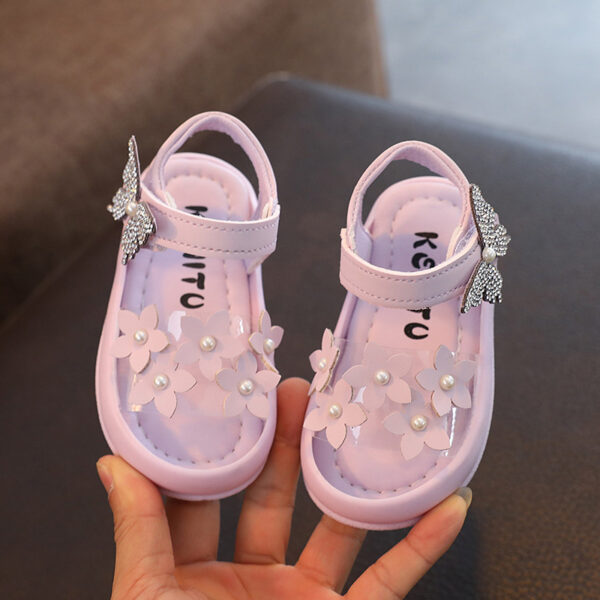 Little Kids' Princess Shoes Non-slip Soft-soled Baby Shoes - Image 2