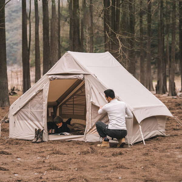 Cotton Camping Inflatable Tent - Image 5