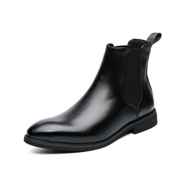 Autumn And Winter Fleece-lined Men's Plus Size Fashion Short Boots - Image 6