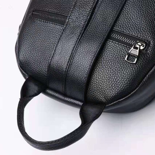 Casual Versatile Double Shoulder Wrap Layer Cowhide Women's Fashion Backpack - Image 3