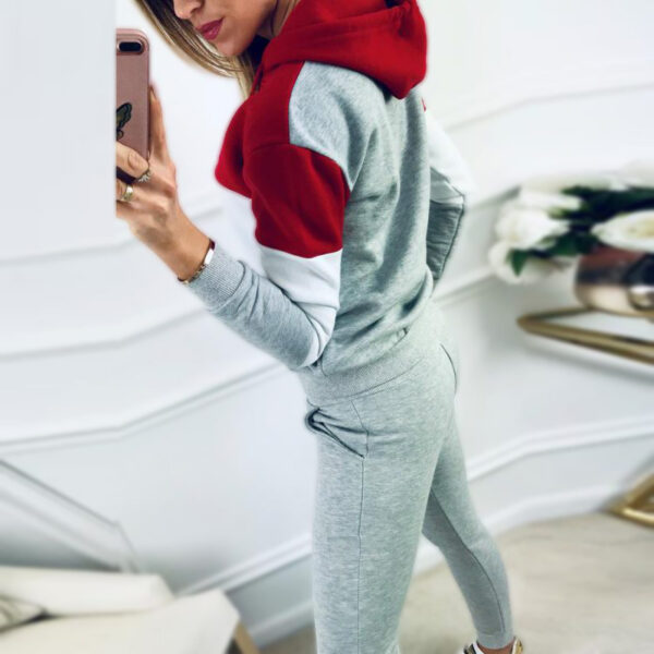 Women's Sportswear Women's Sportswear Fashion Autumn Hooded Casual Suit Tracksuit Women - Image 10