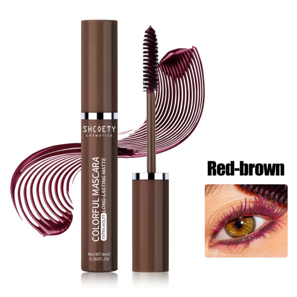 Color Mascara Waterproof Not Smudge Long Thick - Image 10