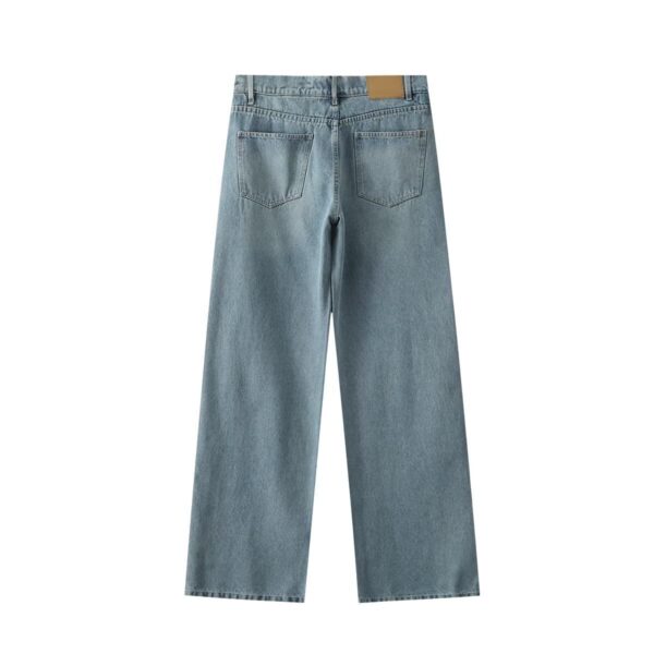 Summer New Women's Vintage Casual All-matching Ripped High Waist Loose Comfortable Jeans - Image 2