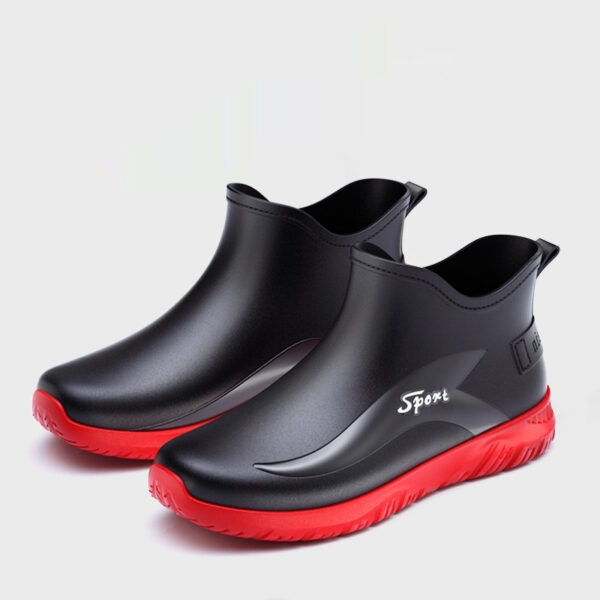 Fashion Non-slip Flat Short Rubber Boots Men - Image 8