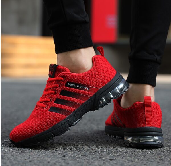 Best selling couple sports shoes breathable mesh outdoor men and women running shoes sports shoes fitness jogging shoes men - Image 7