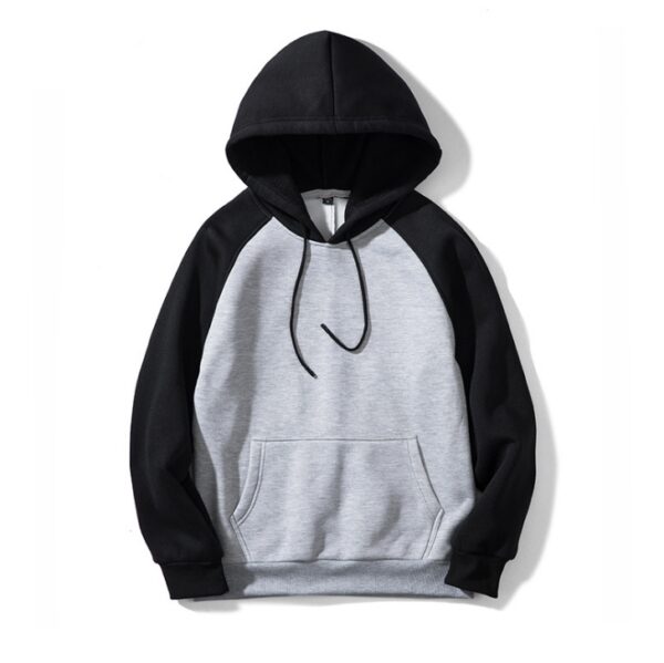 brand new men Hoodies sweatshirt fashion quality Patchwork Streetwear tracksuit Men Sportswear hooded EU size - Image 7