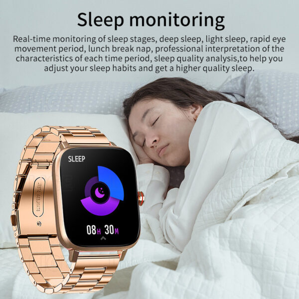 Smart Sports Watch Sleep Health Monitoring Running Waterproof Lightweight Bracelet - Image 6
