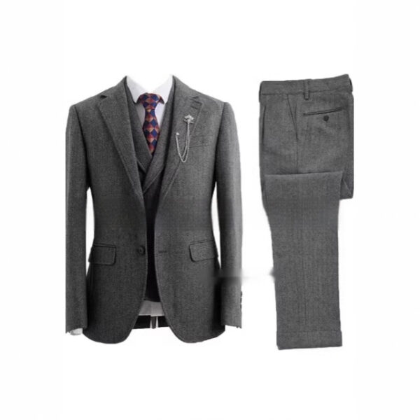 New Men's Suit Casual Three-piece Suit - Image 2