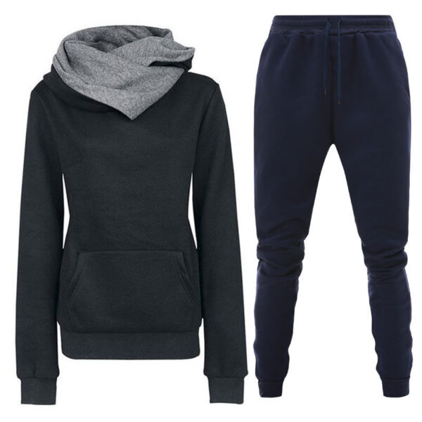 New Plush Hooded Sportswear Suit For Women - Image 8