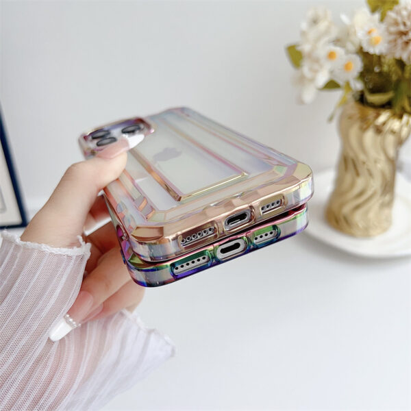 Electroplating Laser IPhone15pro Max Suitable For 14 Creative Phone Case 12 Colorful 15pro Female - Image 2
