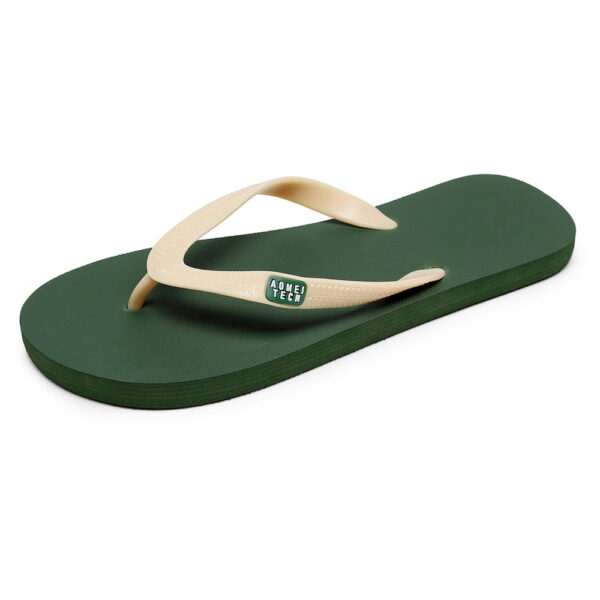 Men's Trendy Rubber Non-slip Fashion Flip-flop Beach Slippers - Image 7