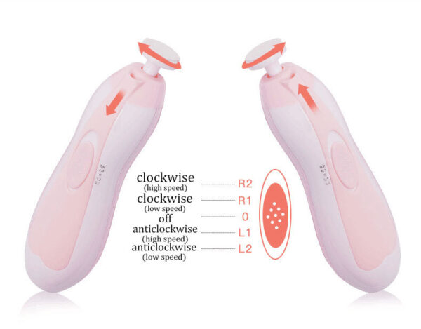 Anti-scratch Multifunctional Baby Electric Nail Polisher - Image 2