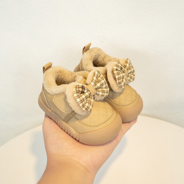 Winter Cotton Shoes Little Kids' Shoes Girls' Toddler Shoes Fleece-lined Thick - Image 2