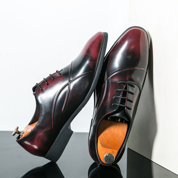 Outdoor Travel Fashion Personalized Men's Leather Shoes - Image 3