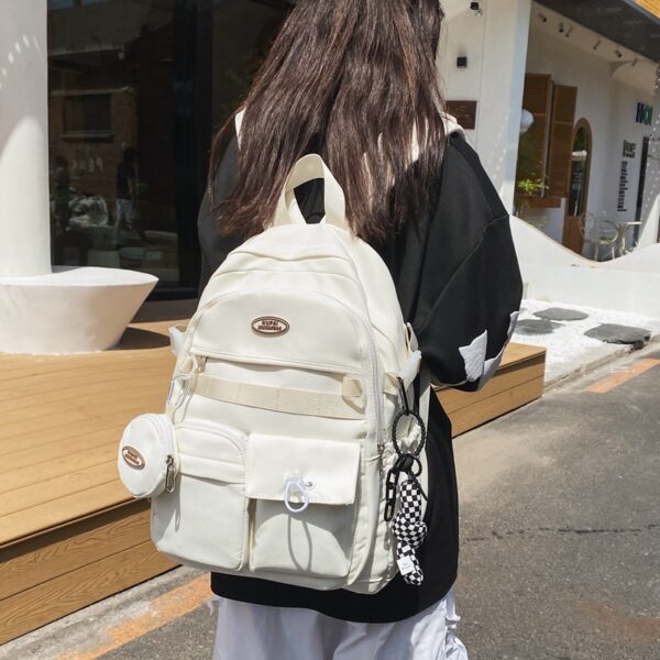 High School And College Student College Style Computer Bag Couple Backpack - Image 10