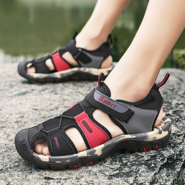 Men's Sandals Camouflage Baotou Outdoor Beach - Image 2