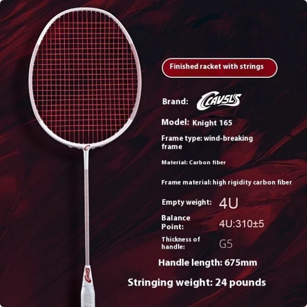 All Carbon Durable Ultra Light Badminton Racket - Image 8