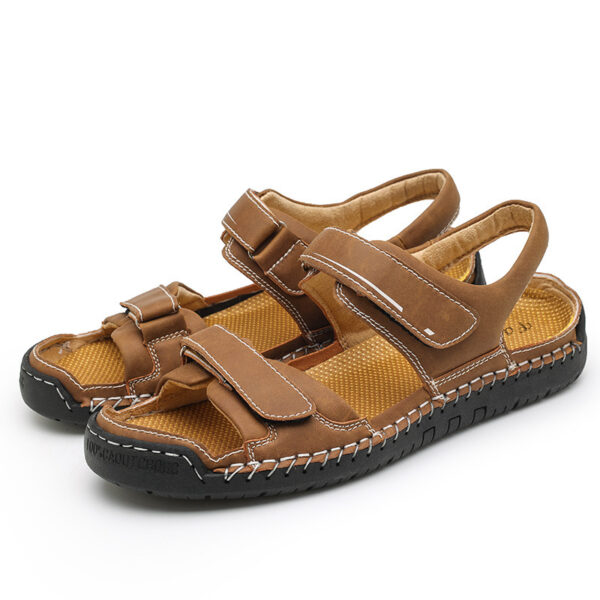 Men's Sandals Casual Trend Leather Sandals Men's Wholesale - Image 6