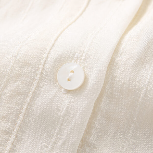 Early Autumn New Embroidered Striped Shirt For Women - Image 4