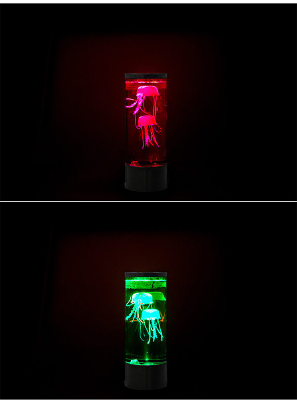 LED Jellyfish Aquarium Lamp Night Light USB Powered - Image 8