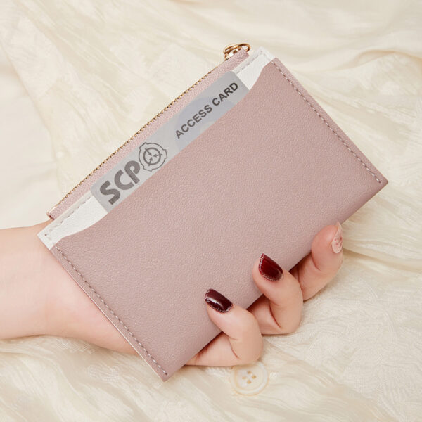 Lightweight Ultra-thin Korean Fashion Zipper Women's Short Wallet - Image 6