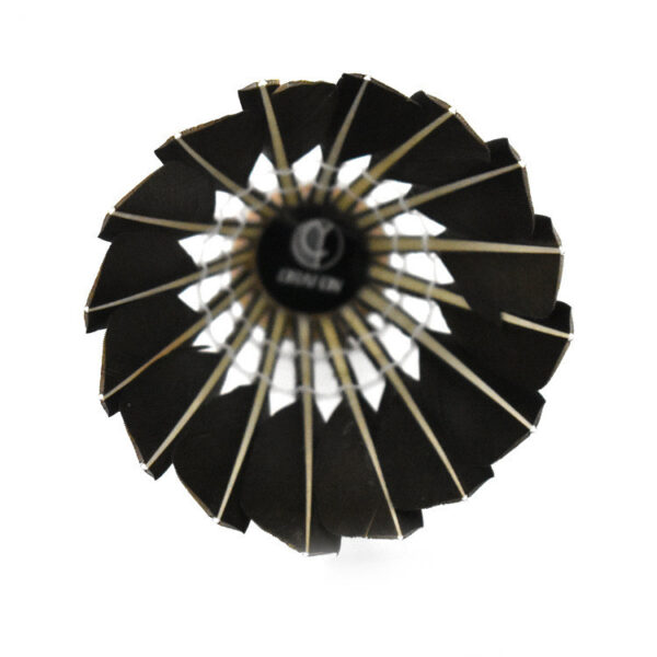 12 Sets Of Goose Feather Shuttlecock For Training Indoor And Outdoor Use Resistant King Black Badminton - Image 5