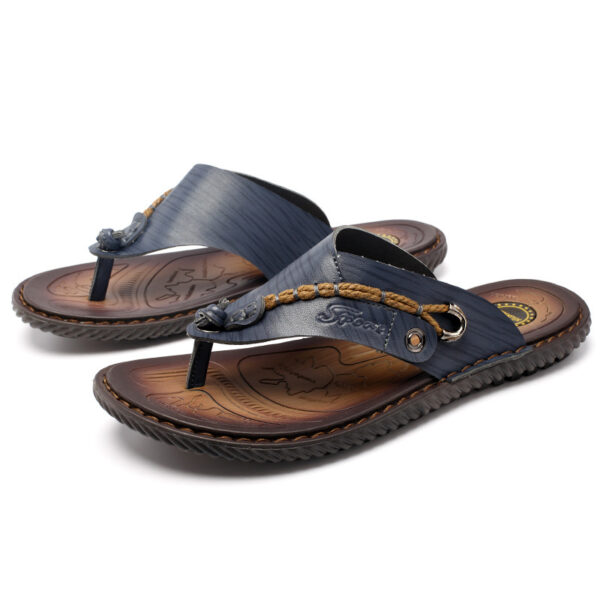 Plus Size Herringbone Outdoor Slippers - Image 6