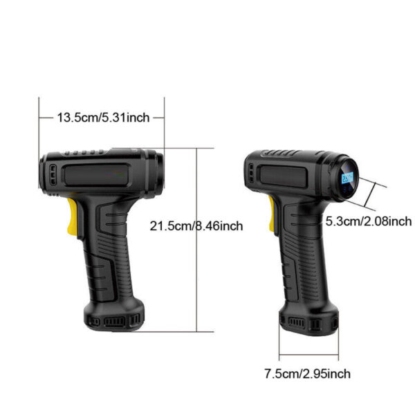 Car Tyre Inflator Cordless Digital USB Rechargeable Tire Air Compressor UK - Image 10