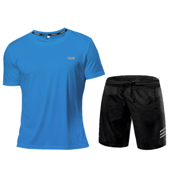 Men Sports Suit Breathable Athletic Wear Sportswear Running - Image 10