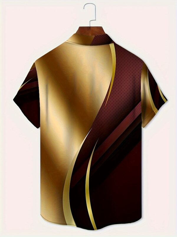 Men's T-shirt Color Series 3D Printed Short Sleeve - Image 8