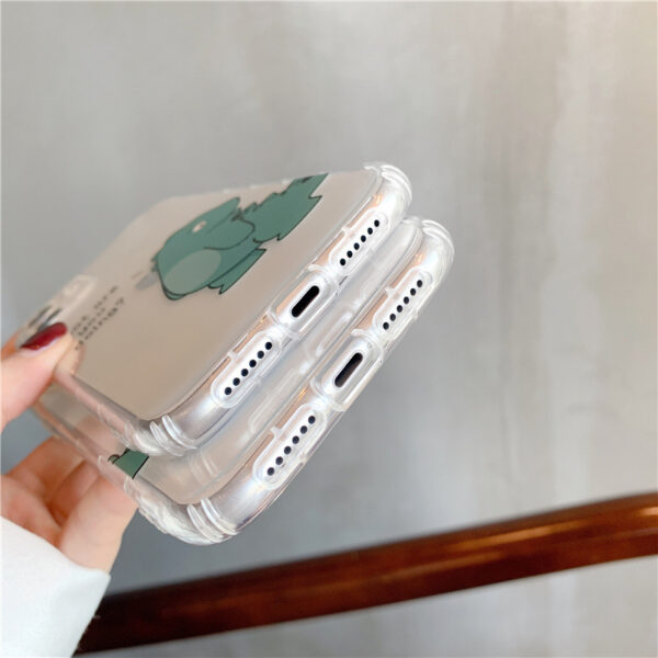Simple Transparent Airbag Anti-fall Mobile Phone Case Protective Cover For Cute Couples - Image 7