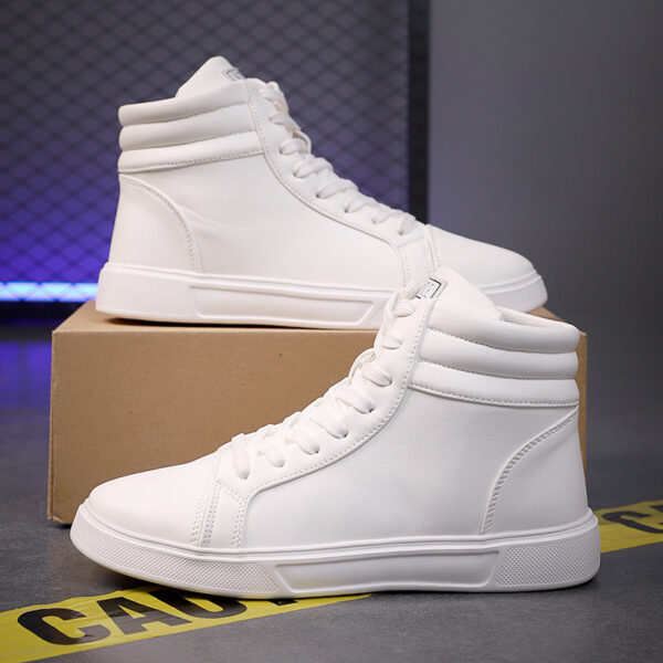 Plus Size Men's Leather Boots Fashion Casual Ankle Boots - Image 7