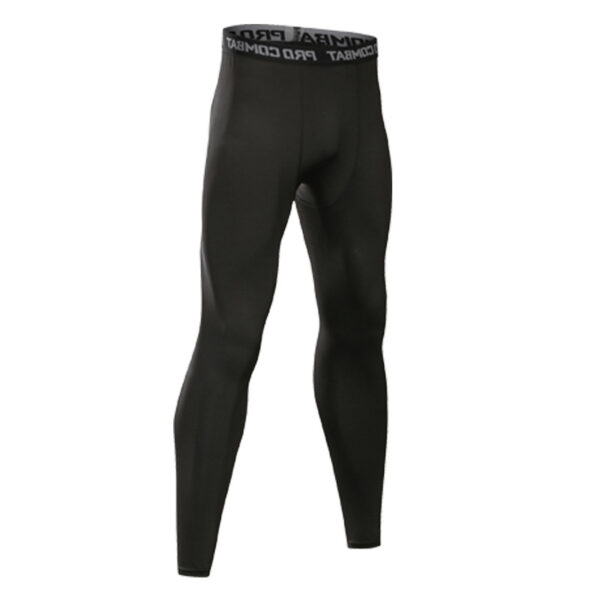 Men Leggings Compression Pants Gym Fitness Sports Running Quick Dry Leggings Tights Breathable Skinny Trousers Sportswear Male - Image 2