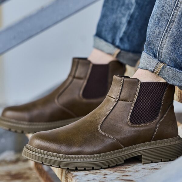 Men's High-top Labor Protection Shoes - Image 6