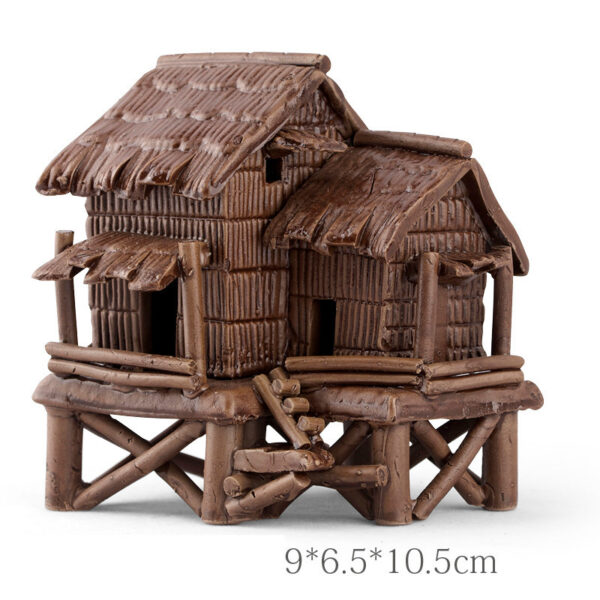 Porcelain Houses Ancient Aquarium Aquarium Landscape Decoration - Image 8