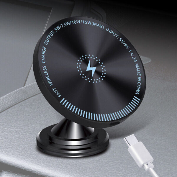 Magnetic Wireless Car Charger Mount Holder Magsafe For15 14 13 12 - Image 5