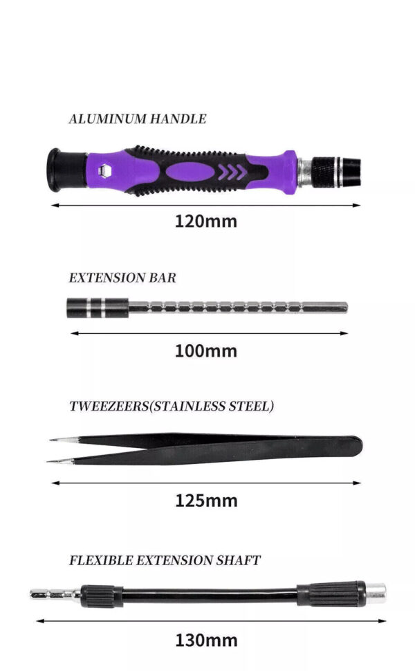 170 In 1 Precision Screwdriver Set Repair Tool Kit For Laptop Computer PC Phone - Image 6